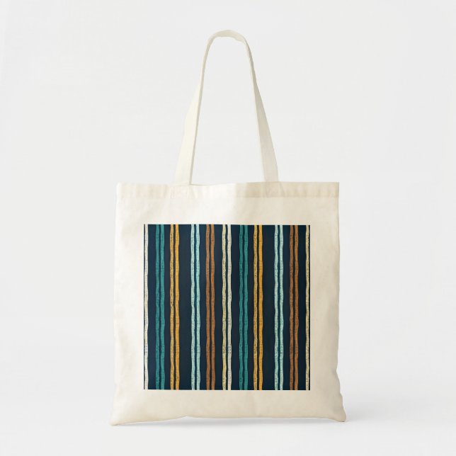 Abstract Vertical Lines pattern Tote Bag (Front)