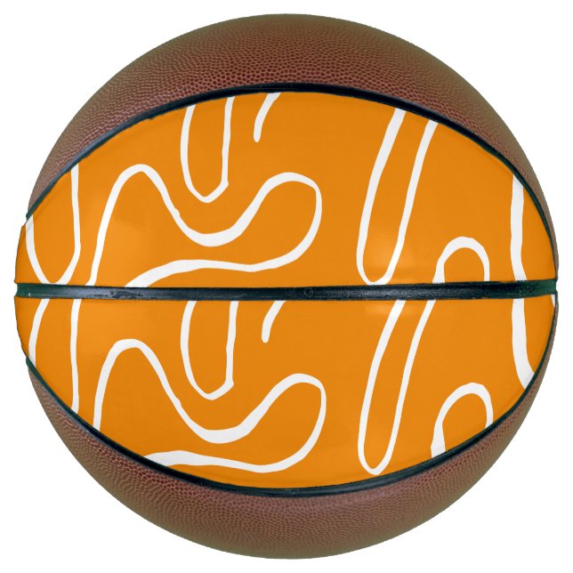Abstract Vibes Pattern Basketball (Front)