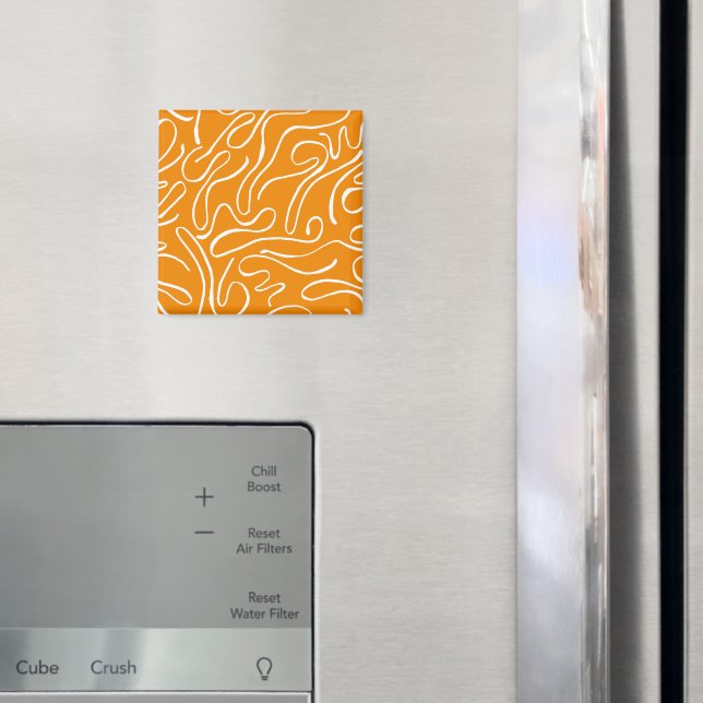 Abstract Vibes Pattern Magnet (In Situ (Fridge))