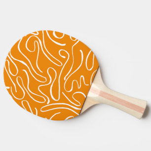 Abstract Vibes Pattern Ping Pong Paddle