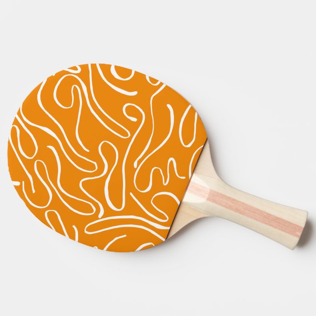 Abstract Vibes Pattern Ping Pong Paddle (Side)