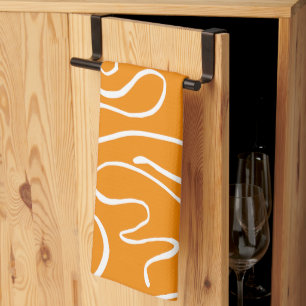 Abstract Vibes Pattern Tea Towel