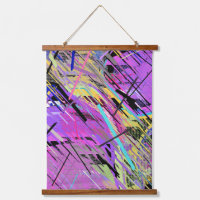Abstract Vibrant 80s Poster