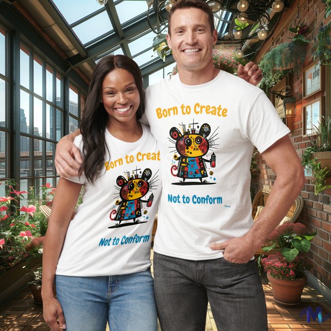 Abstract Vibrant Graffiti Mouse T-Shirt (Creator Uploaded)