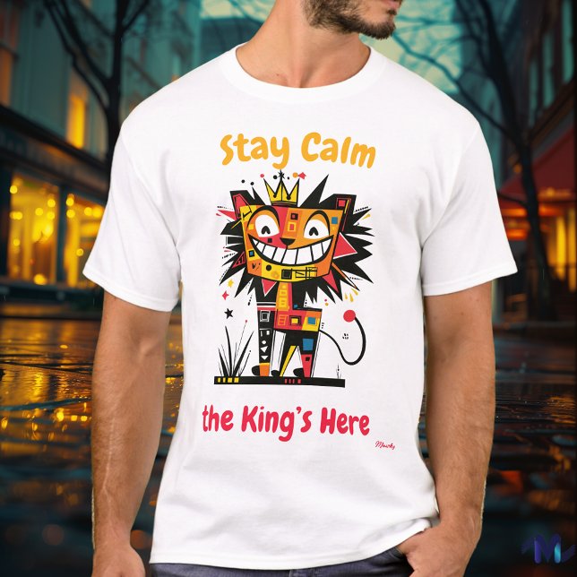 Abstract Vibrant Lion King T-Shirt (Creator Uploaded)