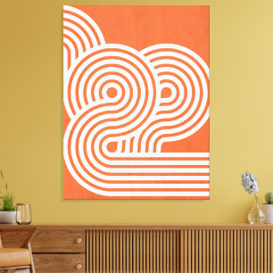Abstract Vibrant Rhythms Canvas Print