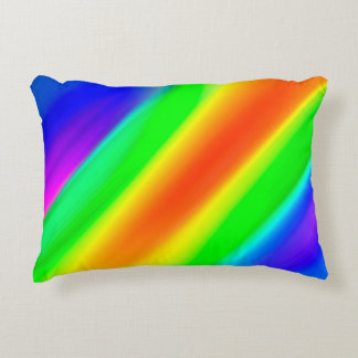 abstract vibrant slanted lines illustration, blur decorative cushion