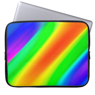 abstract vibrant slanted lines illustration, blur laptop sleeve