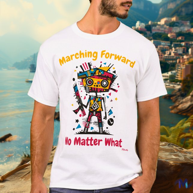 Abstract Vibrant Soldier Resilience T-Shirt (Creator Uploaded)