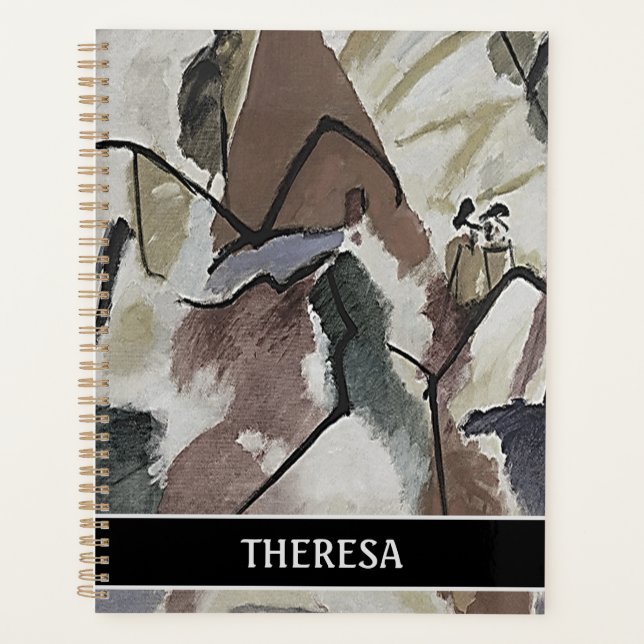 Abstract Vintage Art Planner (Front)