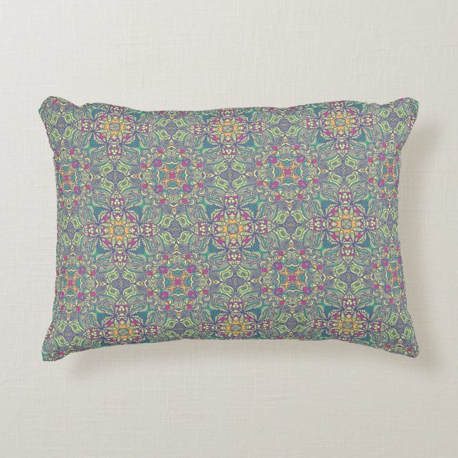 Abstract vintage background decorative cushion (Front)
