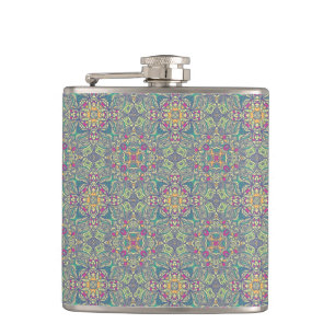 Abstract vintage background hip flask