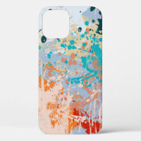 Abstract vintage background with multi-coloured pa