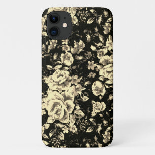 Abstract vintage floral sparkle glass texture Case-Mate iPhone case