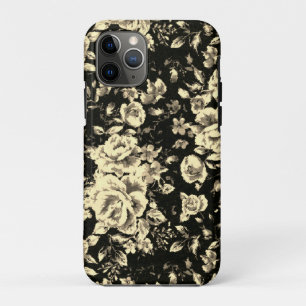 Abstract vintage floral sparkle glass texture Case-Mate iPhone case
