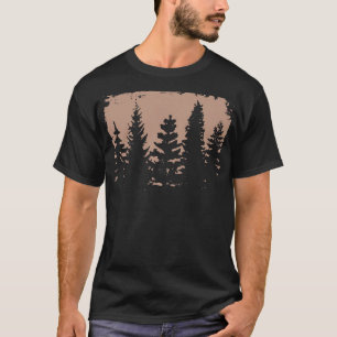 Abstract Vintage Forest Streetwear T-Shirt