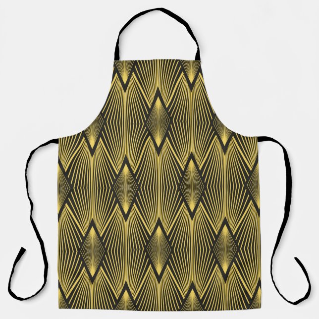 Abstract vintage geometric background. Art Deco.  Apron (Front)