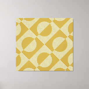 Abstract Vintage Geometric Seamless Canvas Print