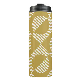 Abstract Vintage Geometric Seamless Thermal Tumbler