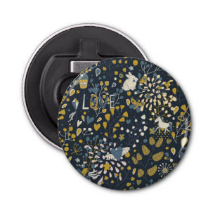 Abstract vintage pattern bottle opener