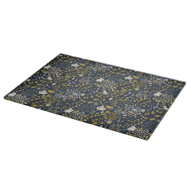Abstract vintage pattern cutting board (Corner)
