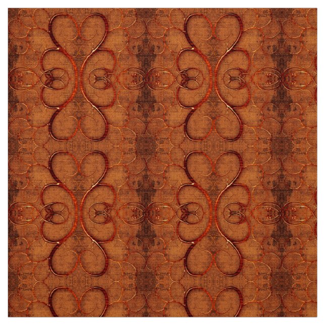 abstract vintage pattern fabric (Swatch)