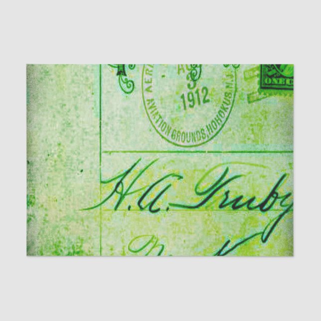 Abstract Vintage Pattern Tissue Paper (Front)