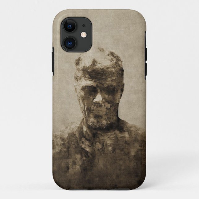 Abstract Vintage Portrait Mobile Case (Back)