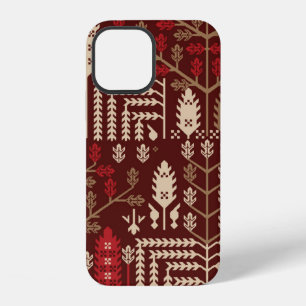 abstract vintage seamless graphical repeat pattern iPhone 12 case