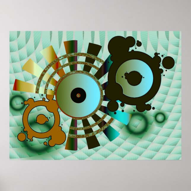 Abstract ViNYL Poster (Front)