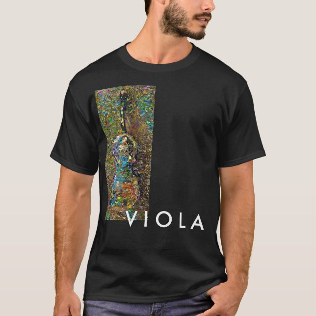 Abstract Viola Artwork T-Shirt (Front)