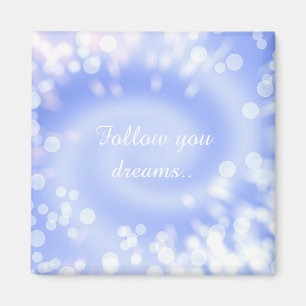 abstract violet bokeh spiral texture magnet