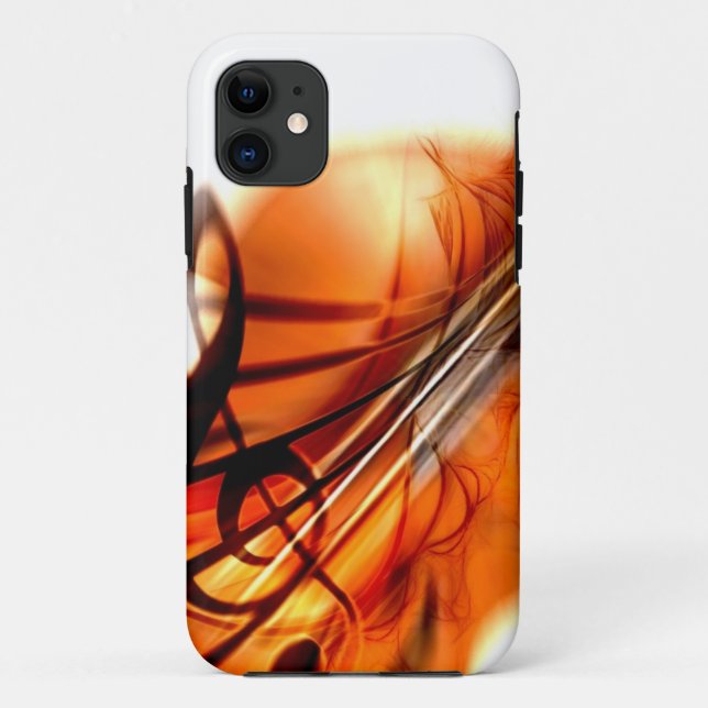 Abstract Violin Art Case-Mate iPhone Case (Back)
