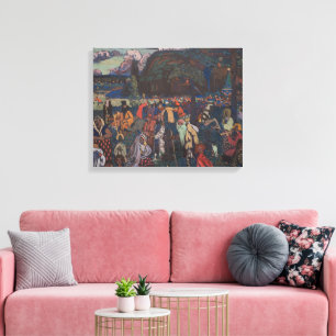 Abstract Vitalit, Wassily Kandinsky Colourful Life Canvas Print