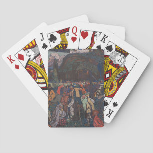 Abstract Vitalit, Wassily Kandinsky Colourful Life Playing Cards