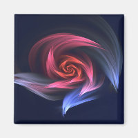 Abstract Vortex Shape Red And Blue