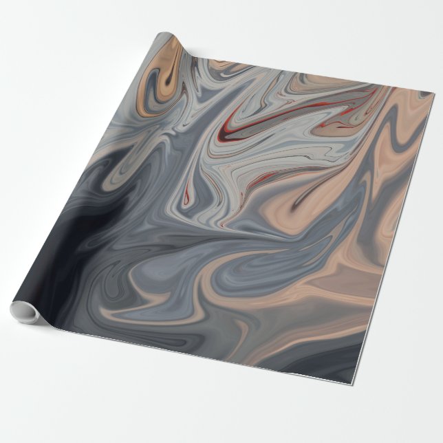 Abstract Wall Art | Best modern fine art Wrapping Paper (Unrolled)