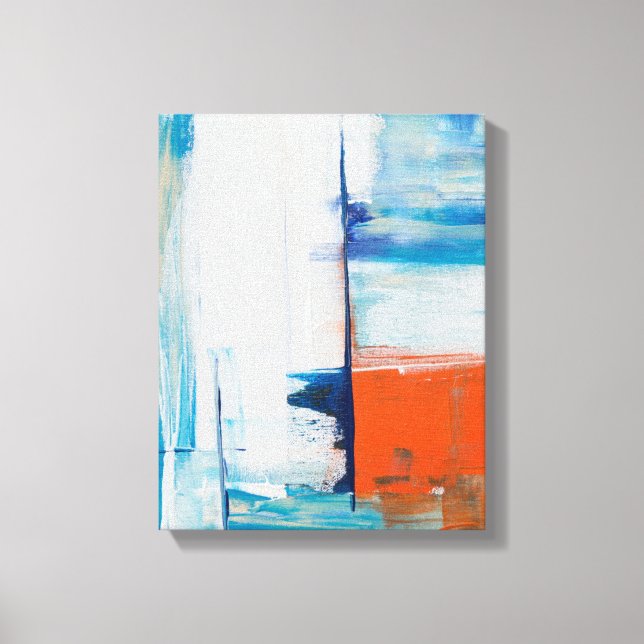 Abstract Wall Art Painting Canvas Print (Front)
