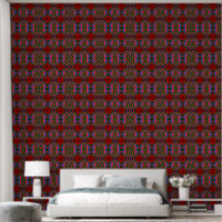 ABSTRACT WALL PAPER DECOR