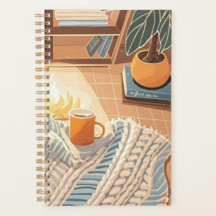 Abstract warm cosy Boho style Planner