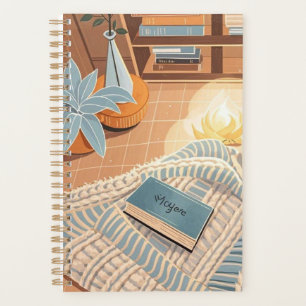 Abstract warm cosy Boho style Planner