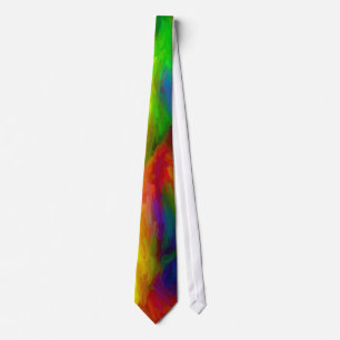 Abstract Water Colours Necktie
