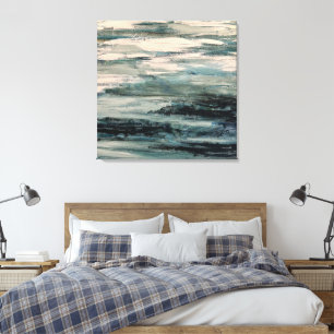 Abstract Water Scape Painting Canvas Print