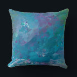Abstract Water Throw Pillow<br><div class="desc">Accent your room with this abstract art on a throw pillow by ujkat.art!</div>