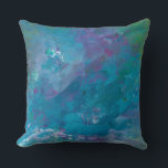 Abstract Water Throw Pillow<br><div class="desc">Accent your room with this abstract art on a throw pillow by ujkat.art!</div>