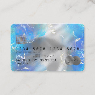 Abstract watercolor add logo Credit Card Style