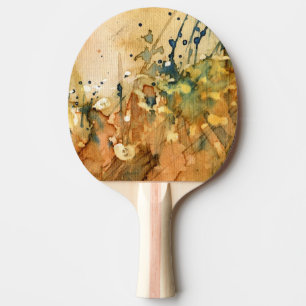 Abstract watercolor and old background ping pong paddle