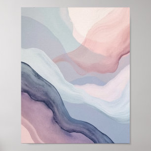 Abstract Watercolor Art Poster