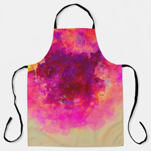Abstract watercolor background. Colourful texture. Apron