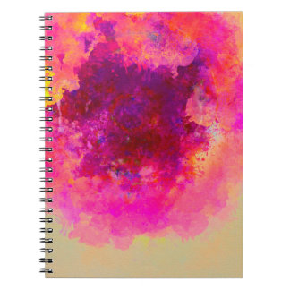 Abstract watercolor background. Colourful texture. Notebook